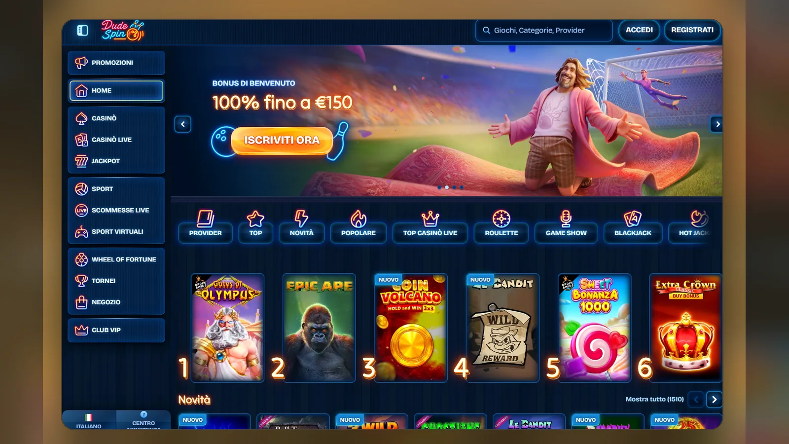 Dudespin login